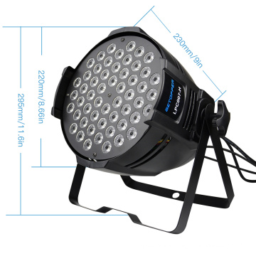 Shenzhen LED 54 *3w RGB 3in1 full color wash par light for dj stage light stage led light